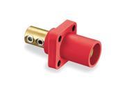 Male Receptacle 400A 600VAC 250VDC Red