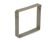 Wireway Connector 4x4 Sq In Steel Gray