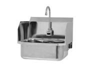 Hands Free Sink SS Wall Mount