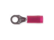Ring Terminal Red Overlapped 22 16 PK100