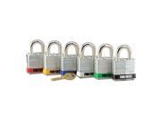 Lockout Padlock Keyed Different Yellow 9 32 In.