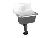 Service Sink Wall White Black