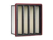 V Bank Air Filter 24 In. H 24 In. W