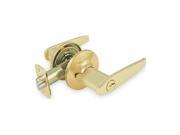 Lever Lockset Straight Style Brass