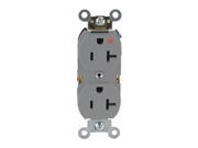 Iso.Grnd Receptacle IndGrade 5 20R Gray