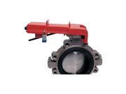 Butterfly Valve Lockout Yellow