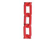 Plastic Chain Red 2 in x 100 ft