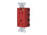 Receptacle Style Line 125V Red