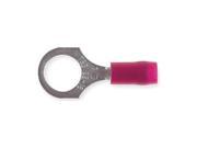 Ring Terminal Red Overlapped 22 16 PK100