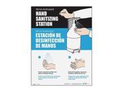 Hand Sanitizing Station Sign Multi Best Sanitizers Inc. LT10013