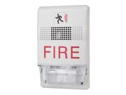 Ceiling Strobe Marked Fire White