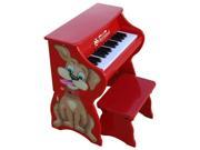 Schoenhut 25 Key Piano Pals Dog w Bench