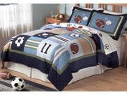 All State Full Queen Quilt with 2 Shams