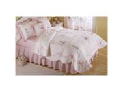 Ballet Lesson Twin Quilt with Pillow Sham