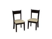 GiftMark Children s Chair Set with Upholstered Seat