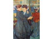 At the Moulin Rouge Two Women Waltzing Large 24 X 36