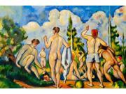 Cezanne Paintings Bathers Hand Painted Canvas Art