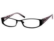 Adensco Alana Eyeglasses In Color Black Pink Size 51 17 130