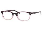 Liz Claiborne 380 Eyeglasses In Color Dark Burgundy Gradient Size 49 18 130