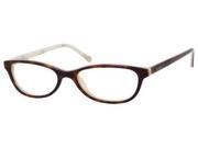 Fossil Mikayla Eyeglasses In Color Tortoise Horn Size 52 16 140