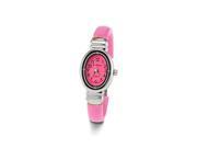Women s Silver Tone Pink Bracelet Quartz Fashion Watch