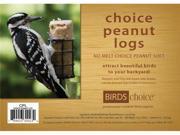 Bird s Choice Choice Peanut Suet Logs 4 3 oz logs