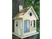 Home Bazaar Pacific Grove Birdhouse Yellow With Lt. Blue HB 9030YS