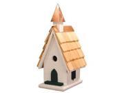 Heartwood Country Wildwood Church Birdhouse White