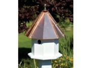 Heartwood Oct Avian Birdhouse Bright Copper Roof