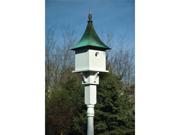 Heartwood Valerie Ann Birdhouse White with Copper Roof
