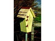 Heartwood Butterfly Bijou Butterfly House Yellow with Shingled Roof
