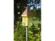 Heartwood Flutterbye Butterfly House Yellow with Copper Roof