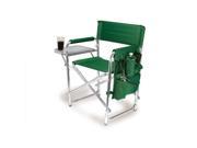 Picnic Time Green Portable Folding Sports Camping Chair