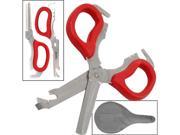 Trademark Tools Multi Purpose Detachable Scissors Red