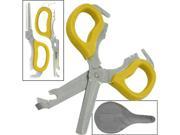 Trademark Tools Multi Purpose Detachable Scissors Yellow