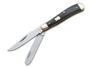 Boker Plus Mini Trapper Black 2 Blade Pocket Knife