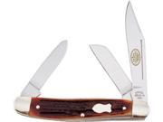 Kutmaster Catskill Series 3 Blade Stockman Knife with Jigged Bone Handles