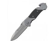Smith Wesson 1st Response Drop Point Plain Blade Pocket Knife w Stainless