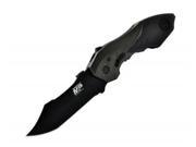 Smith Wesson S W MP 2nd Generation Single Black Drop Point Blade Pocket K