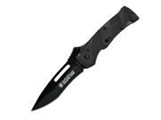 Smith Wesson Black Ops 2 Black Aluminum Handle BlackSingle Blade Plain
