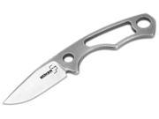 Boker Plus Grasshopper Fixed Blade Neck Knife with Kydex Neck Sheath and Ba
