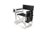 Picnic Time Black Portable Folding Sports Camping Chair