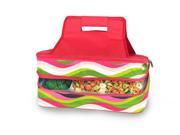 Picnic Plus Entertainer Hot Cold Food Carrier Wavy Watermelon