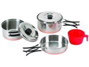 Stansport One Person Stainless Steel Cook Set 361