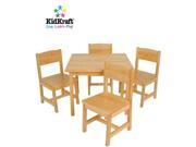 KidKraft Farmhouse Table and Four Chairs