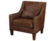 Clay Tanned Leather Arm Chair