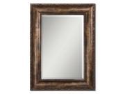 Traditional Wall Mirror with Bronze Wash