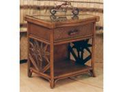 Cancun Palm One Drawer Nightstand