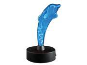 LumiSource Dolphin Electra Lamp Mini in Blue LSE DSM BB