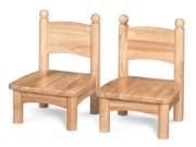 Jonti Craft Wooden Chair Pairs